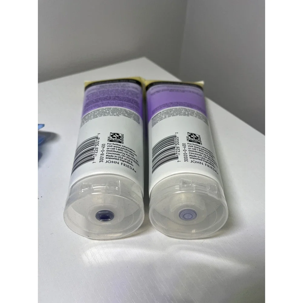 John Frieda Violet Crush Purple Shampoo and Conditioner Set 8.3 oz Blonde Hair